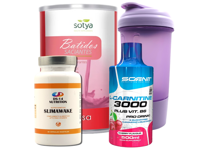 Pack Completo Adelgazamiento + Vaso Coctelera FUCSIA