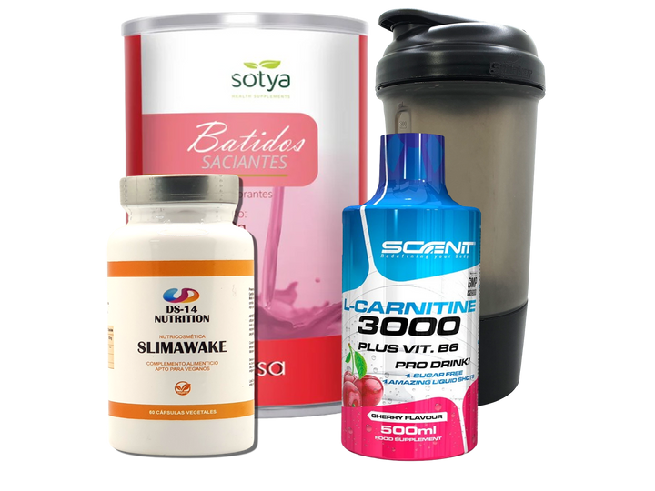Pack Completo Adelgazamiento + Vaso Coctelera NEGRO