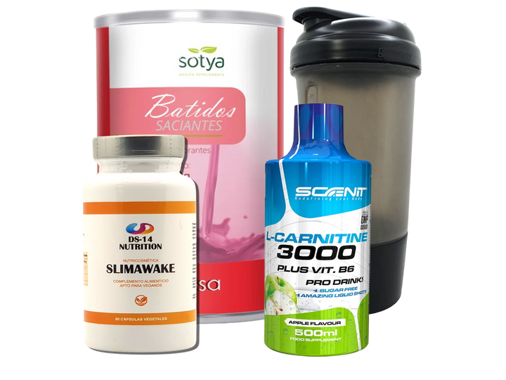 Pack Completo Adelgazamiento + Vaso Coctelera NEGRO