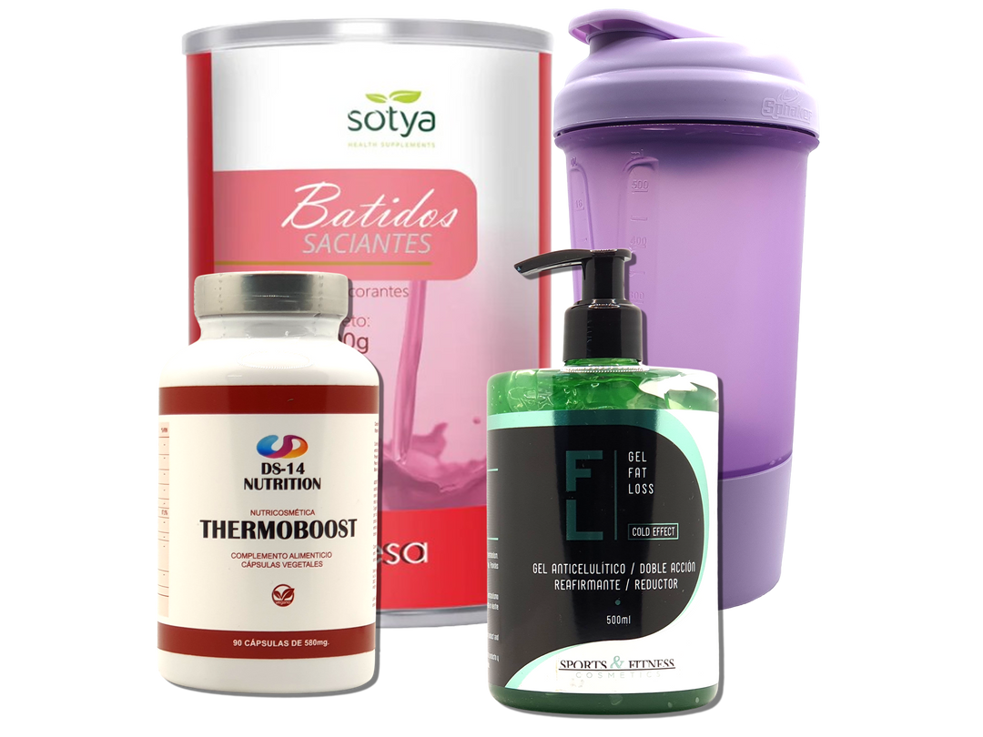 Pack Completo Adelgazamiento + Vaso Coctelera FUCSIA