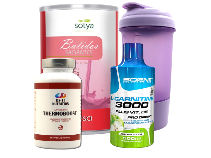 Pack Completo Adelgazamiento + Vaso Coctelera FUCSIA