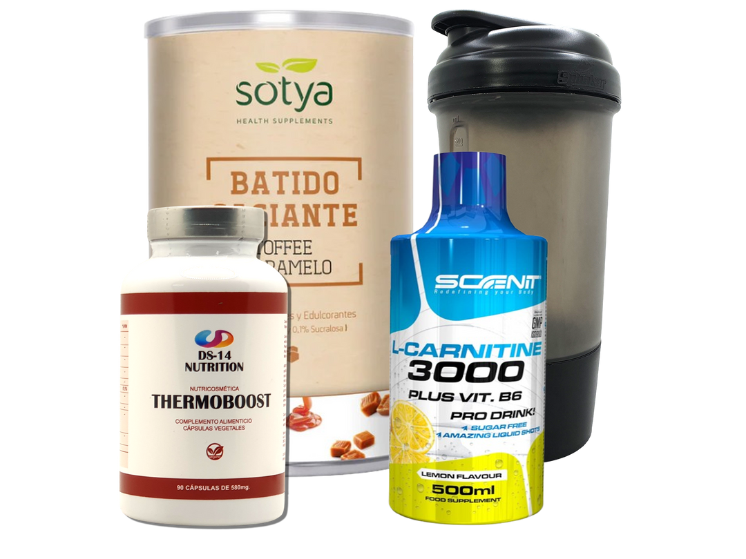 Pack Completo Adelgazamiento + Vaso Coctelera NEGRO