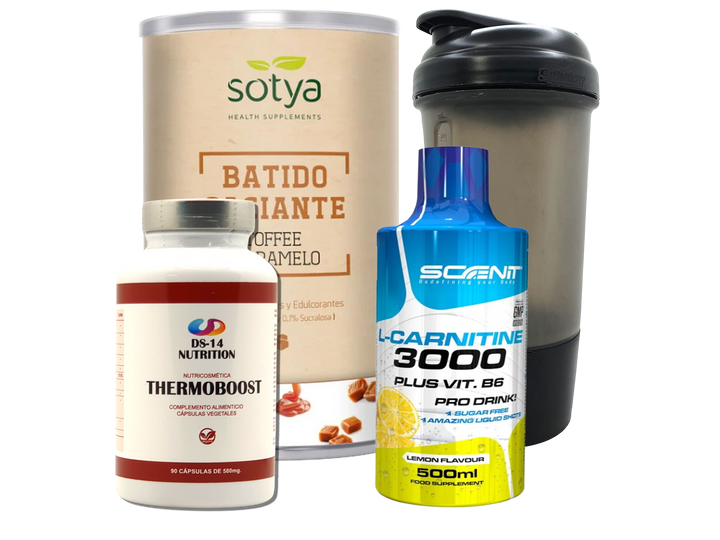 Pack Completo Adelgazamiento + Vaso Coctelera NEGRO