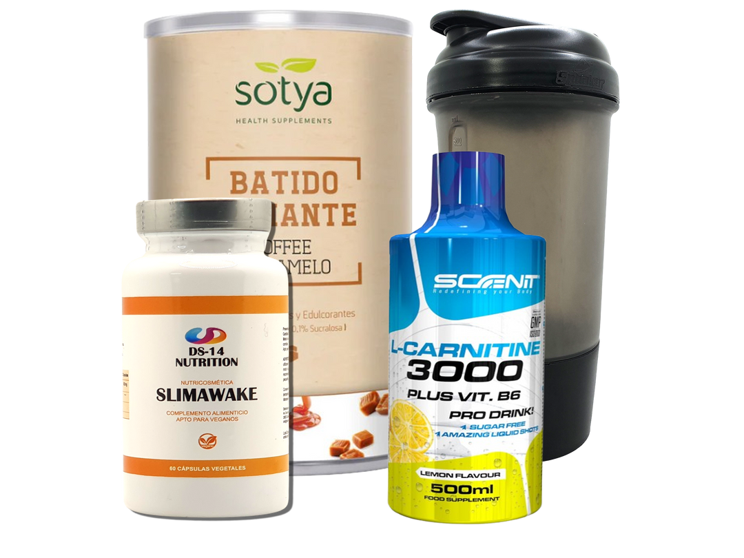 Pack Completo Adelgazamiento + Vaso Coctelera NEGRO