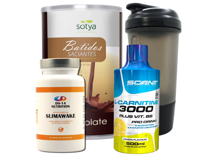 Pack Completo Adelgazamiento + Vaso Coctelera NEGRO