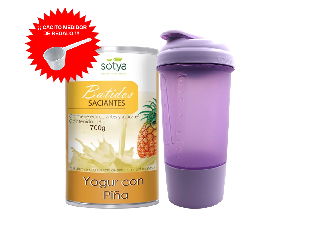 BATIDO + VASO COCTELERA