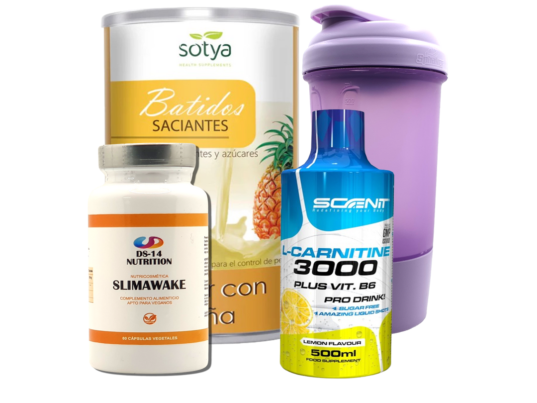 Pack Completo Adelgazamiento + Vaso Coctelera FUCSIA