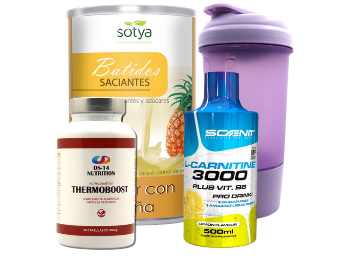Pack Completo Adelgazamiento + Vaso Coctelera FUCSIA