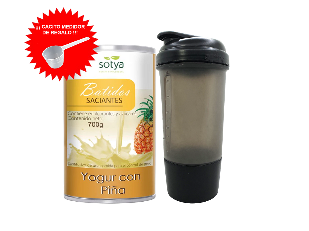 BATIDO + VASO COCTELERA