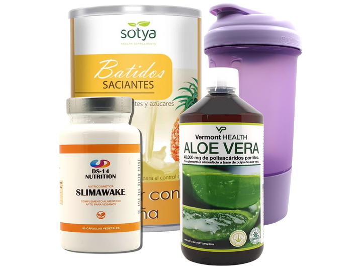 Pack Completo Adelgazamiento + Vaso Coctelera FUCSIA