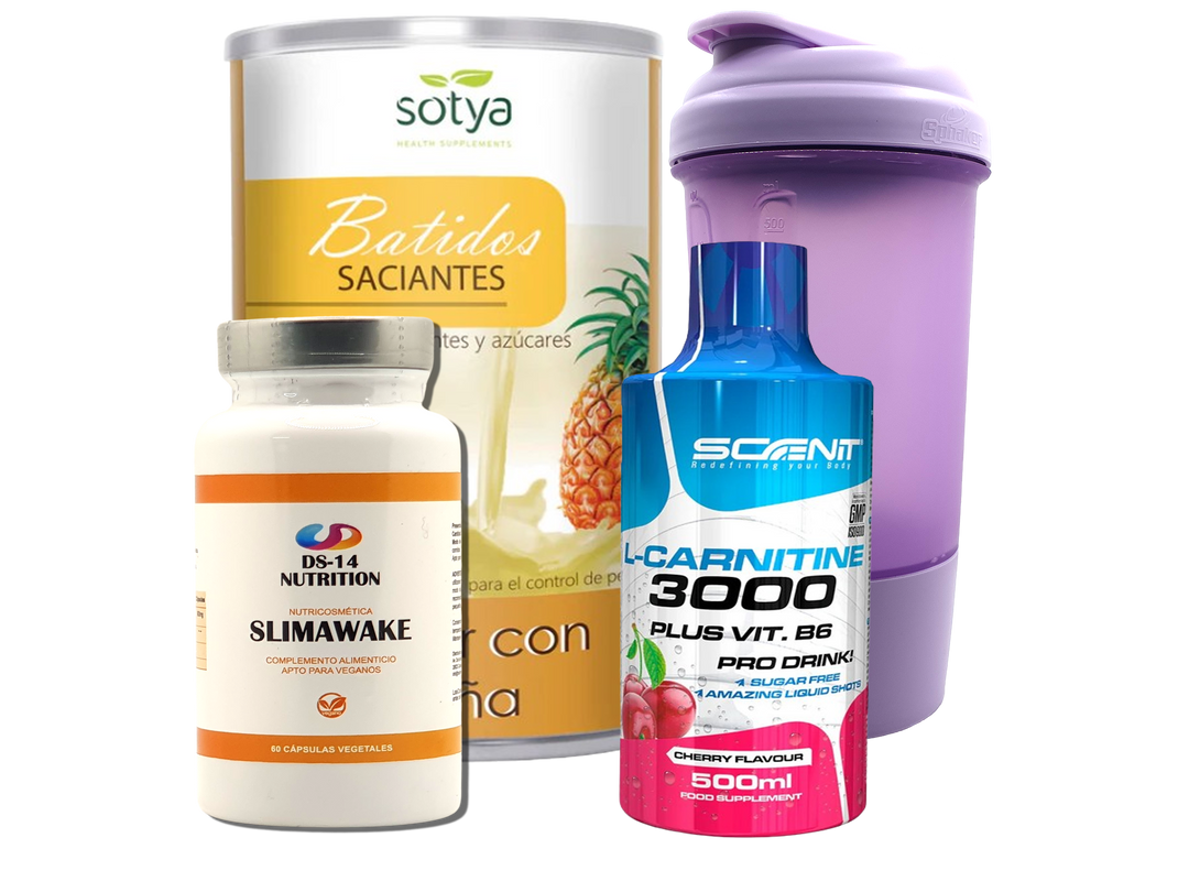 Pack Completo Adelgazamiento + Vaso Coctelera FUCSIA