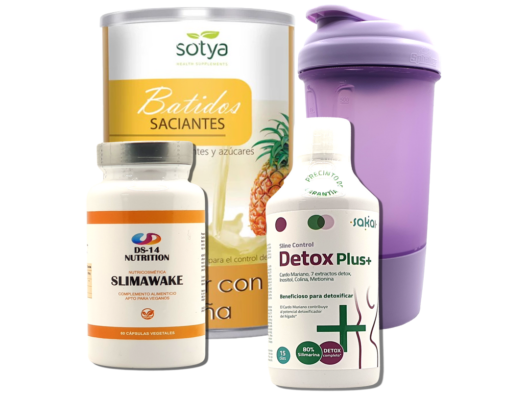 Pack Completo Adelgazamiento + Vaso Coctelera FUCSIA