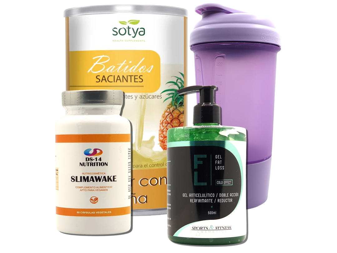 Pack Completo Adelgazamiento + Vaso Coctelera FUCSIA