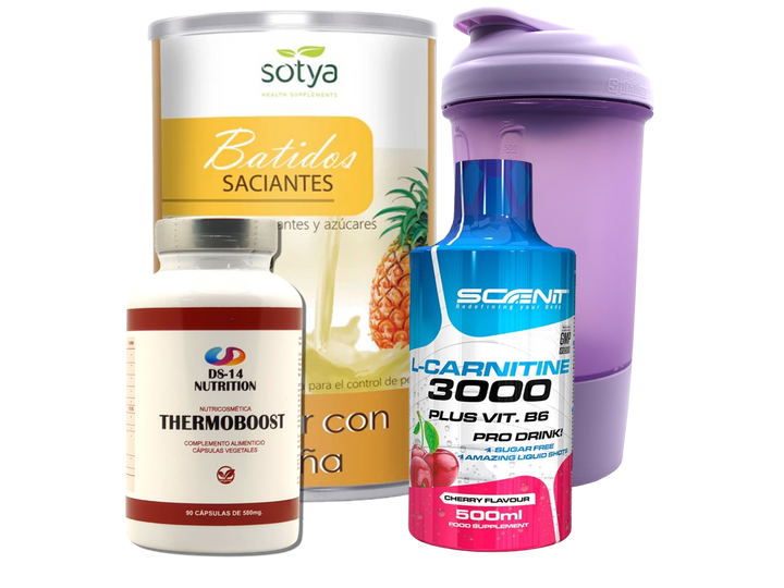 Pack Completo Adelgazamiento + Vaso Coctelera FUCSIA