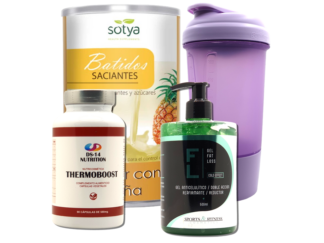 Pack Completo Adelgazamiento + Vaso Coctelera FUCSIA