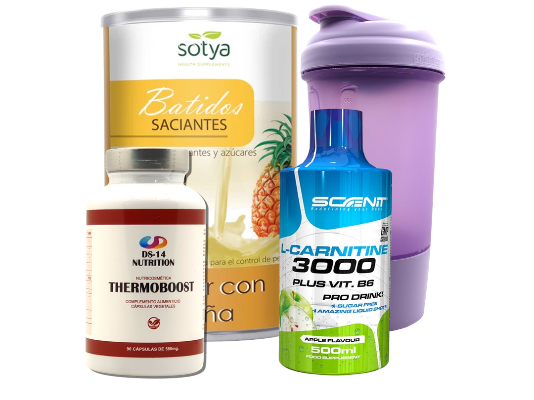 Pack Completo Adelgazamiento + Vaso Coctelera FUCSIA