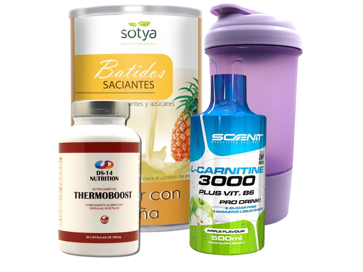 Pack Completo Adelgazamiento + Vaso Coctelera FUCSIA