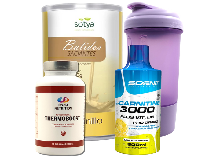 Pack Completo Adelgazamiento + Vaso Coctelera FUCSIA