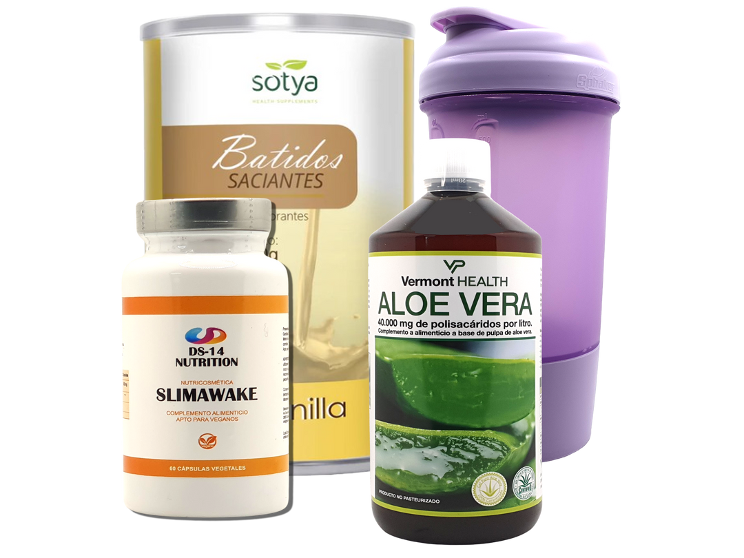 Pack Completo Adelgazamiento + Vaso Coctelera FUCSIA