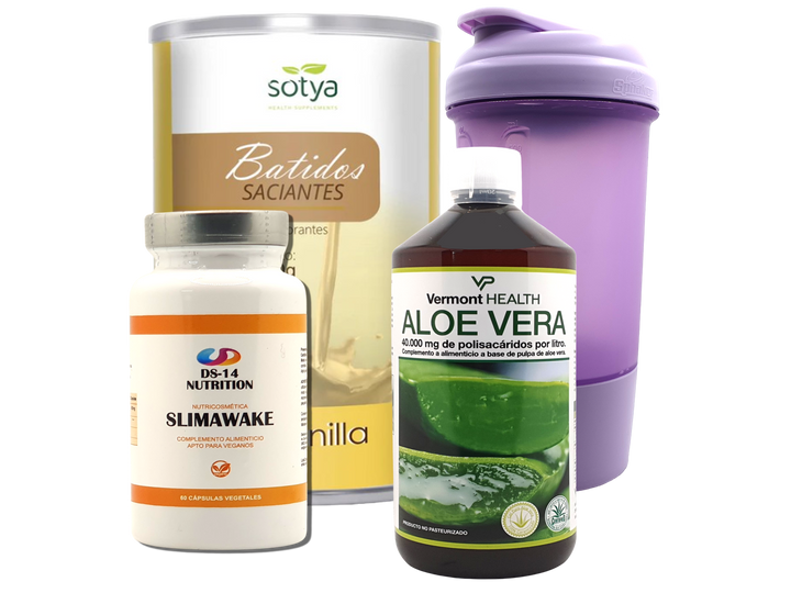 Pack Completo Adelgazamiento + Vaso Coctelera FUCSIA