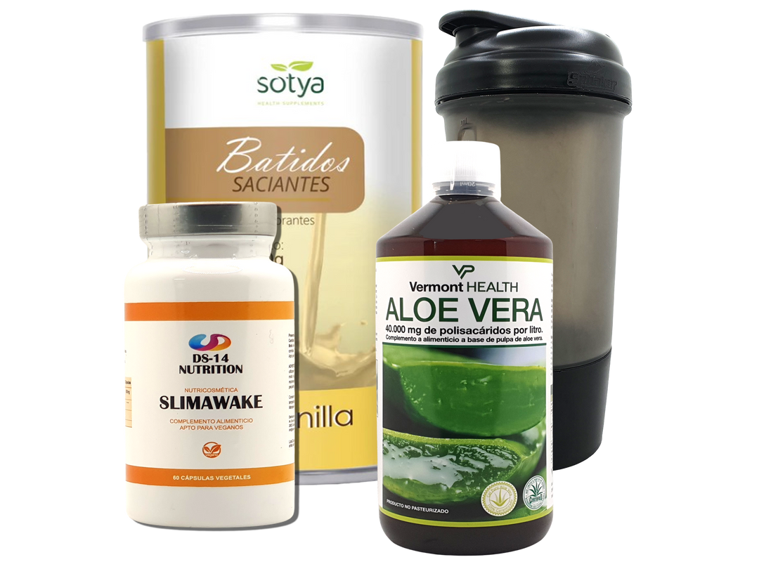 Pack Completo Adelgazamiento + Vaso Coctelera NEGRO