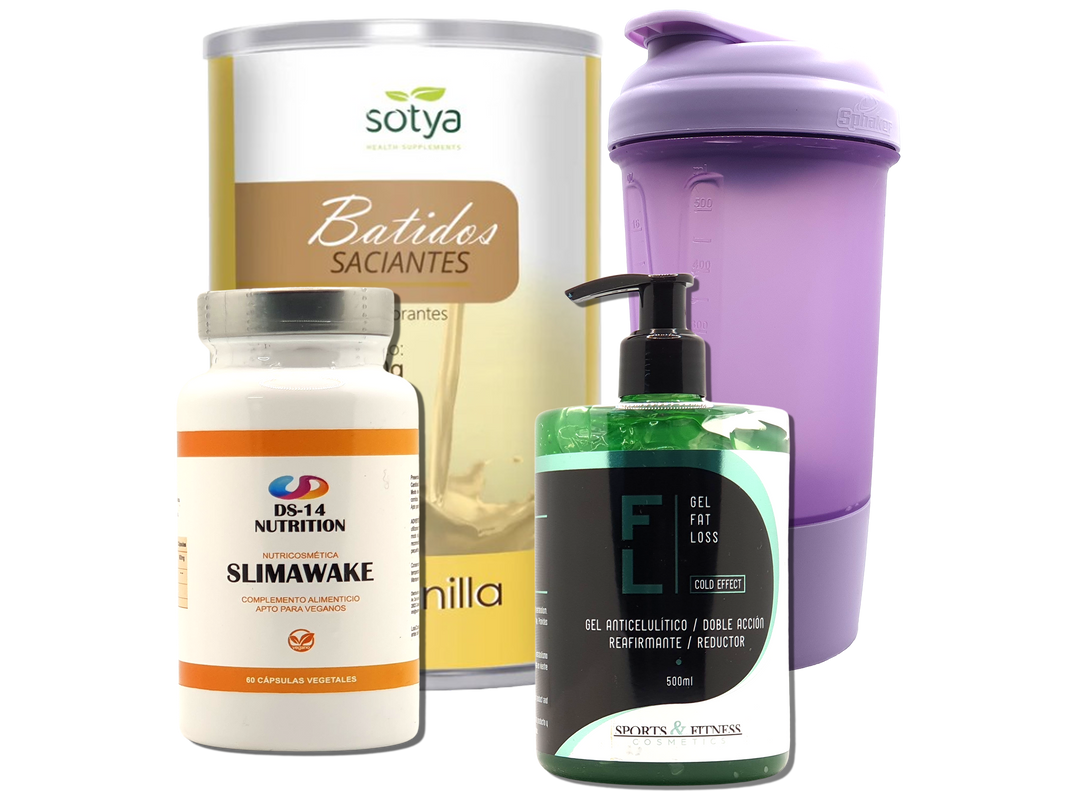 Pack Completo Adelgazamiento + Vaso Coctelera FUCSIA