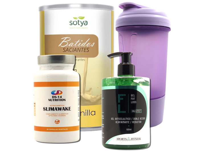 Pack Completo Adelgazamiento + Vaso Coctelera FUCSIA