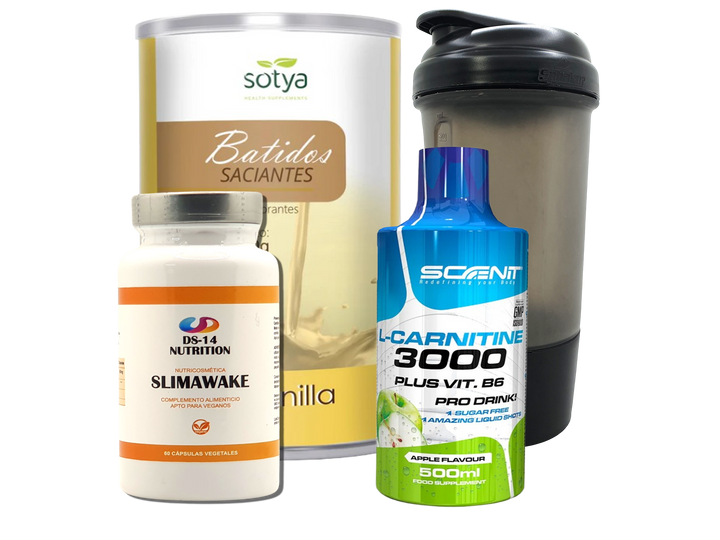 Pack Completo Adelgazamiento + Vaso Coctelera NEGRO
