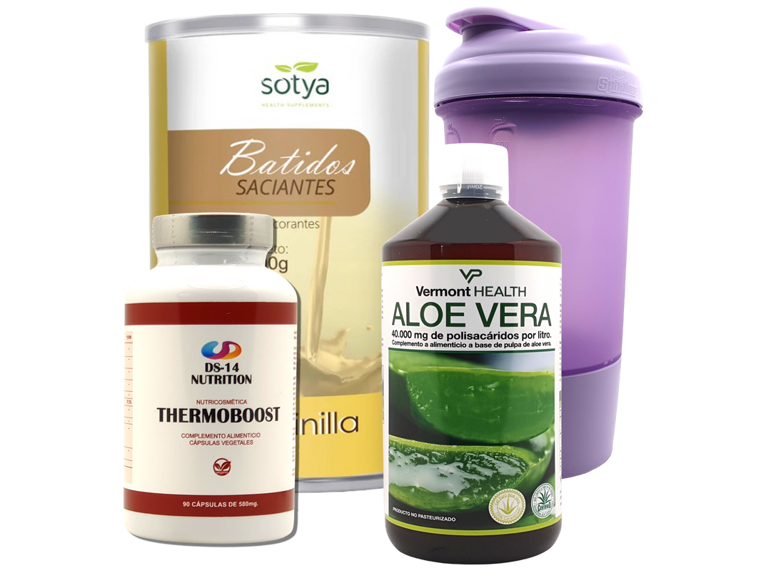 Pack Completo Adelgazamiento + Vaso Coctelera FUCSIA