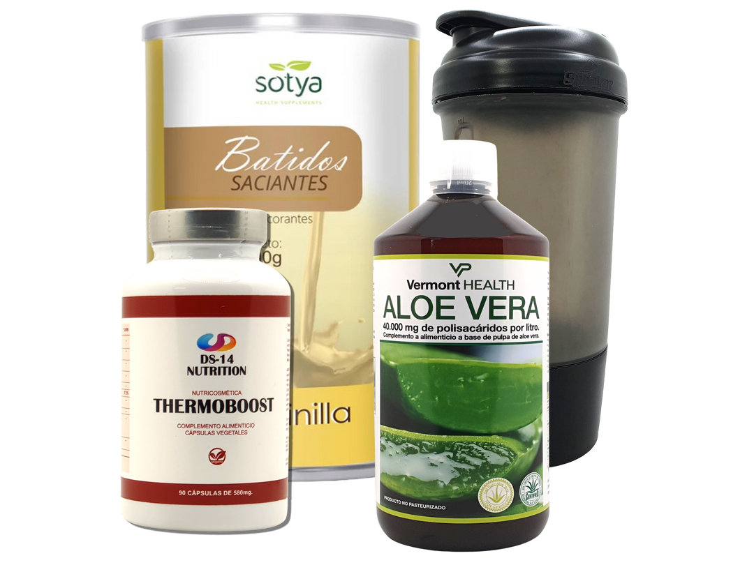 Pack Completo Adelgazamiento + Vaso Coctelera NEGRO