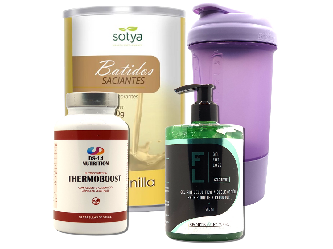 Pack Completo Adelgazamiento + Vaso Coctelera FUCSIA