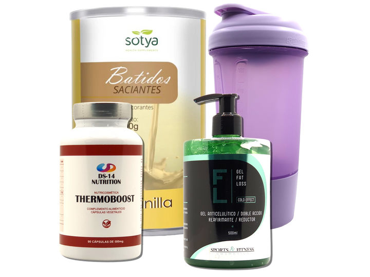 Pack Completo Adelgazamiento + Vaso Coctelera FUCSIA