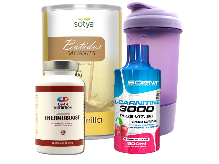 Pack Completo Adelgazamiento + Vaso Coctelera FUCSIA