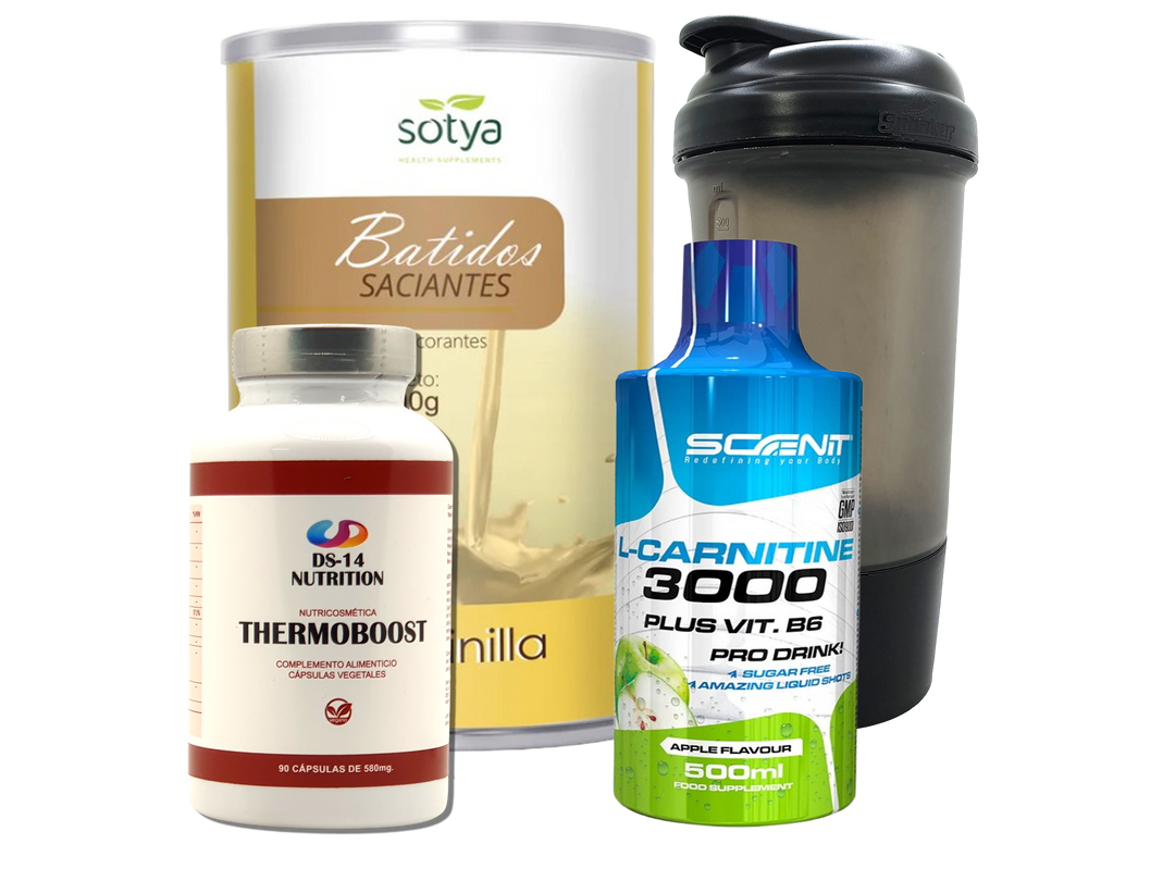 Pack Completo Adelgazamiento + Vaso Coctelera NEGRO